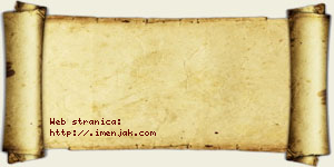 Ema Stranjaković vizit kartica